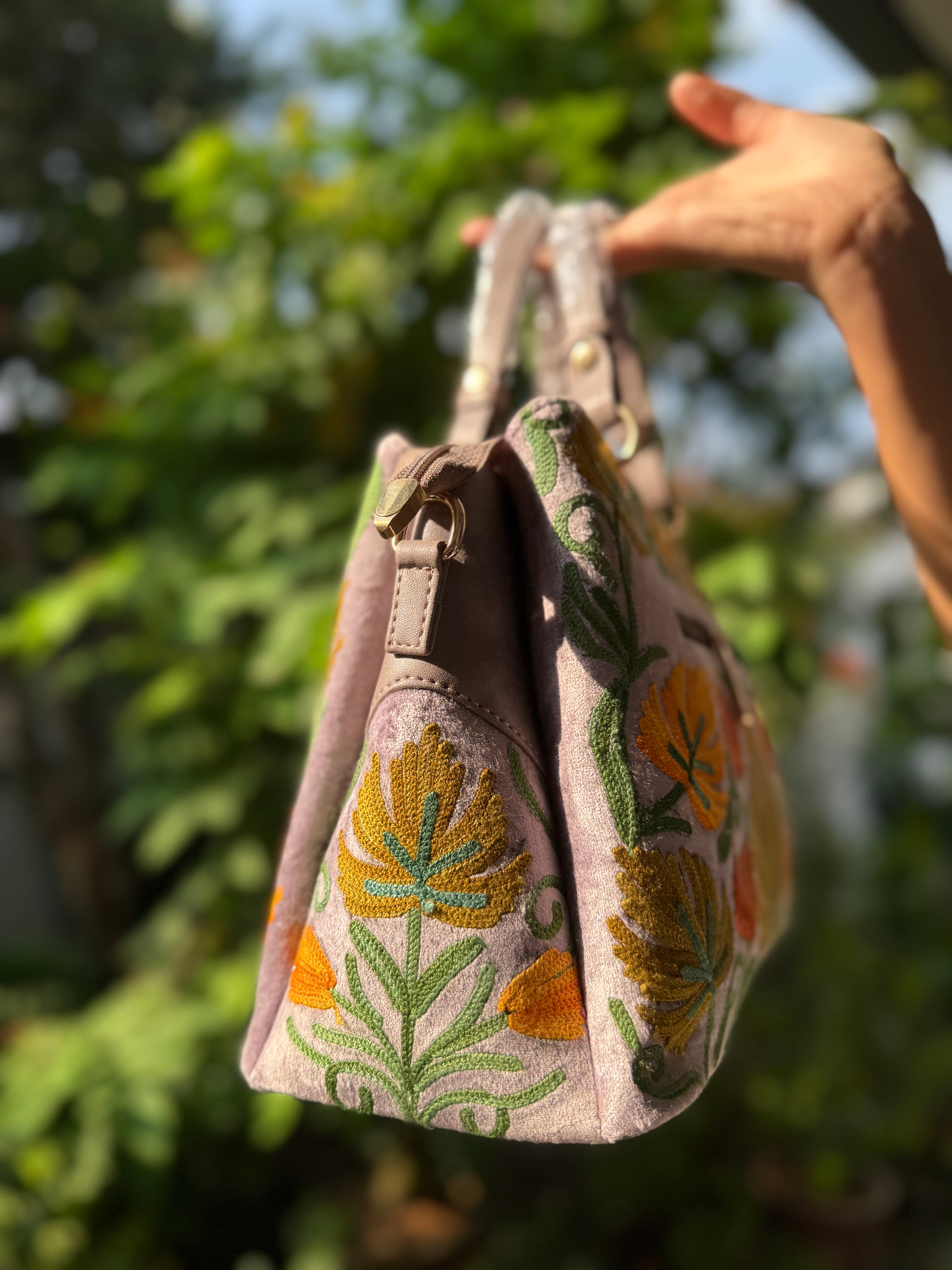 Floral Kashmiri Handbag