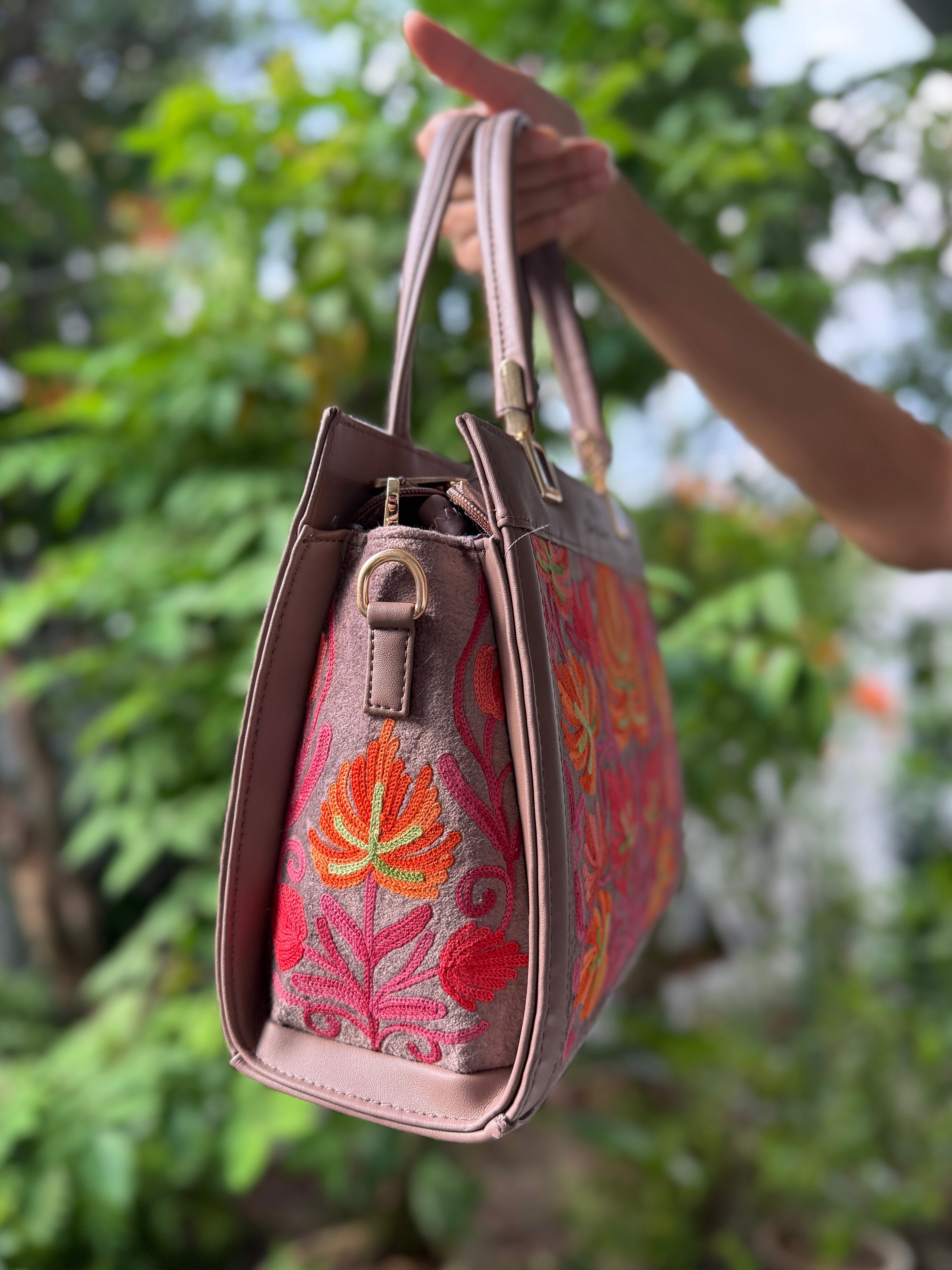 Floral Kashmiri Handbag