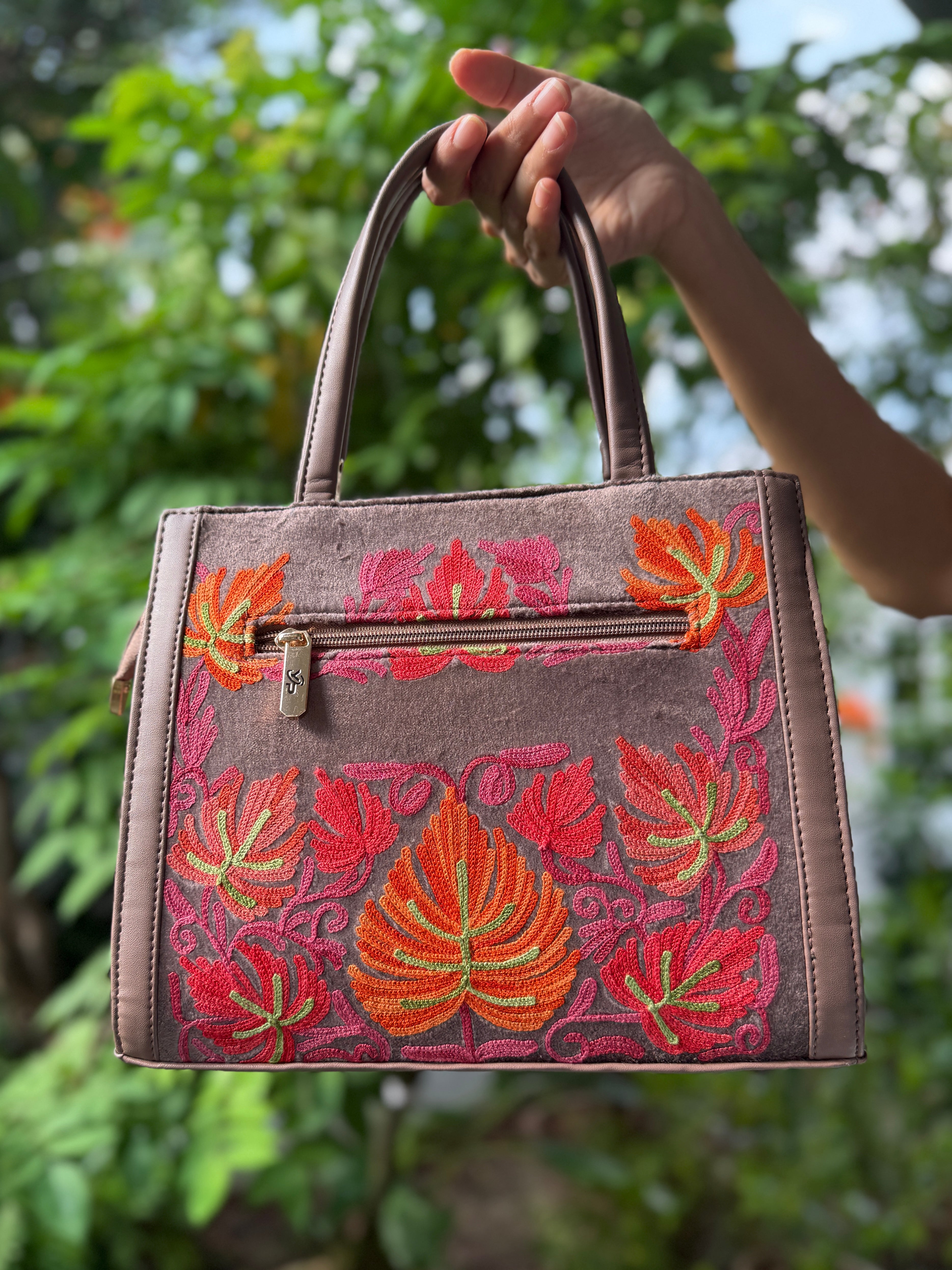 Floral Kashmiri Handbag