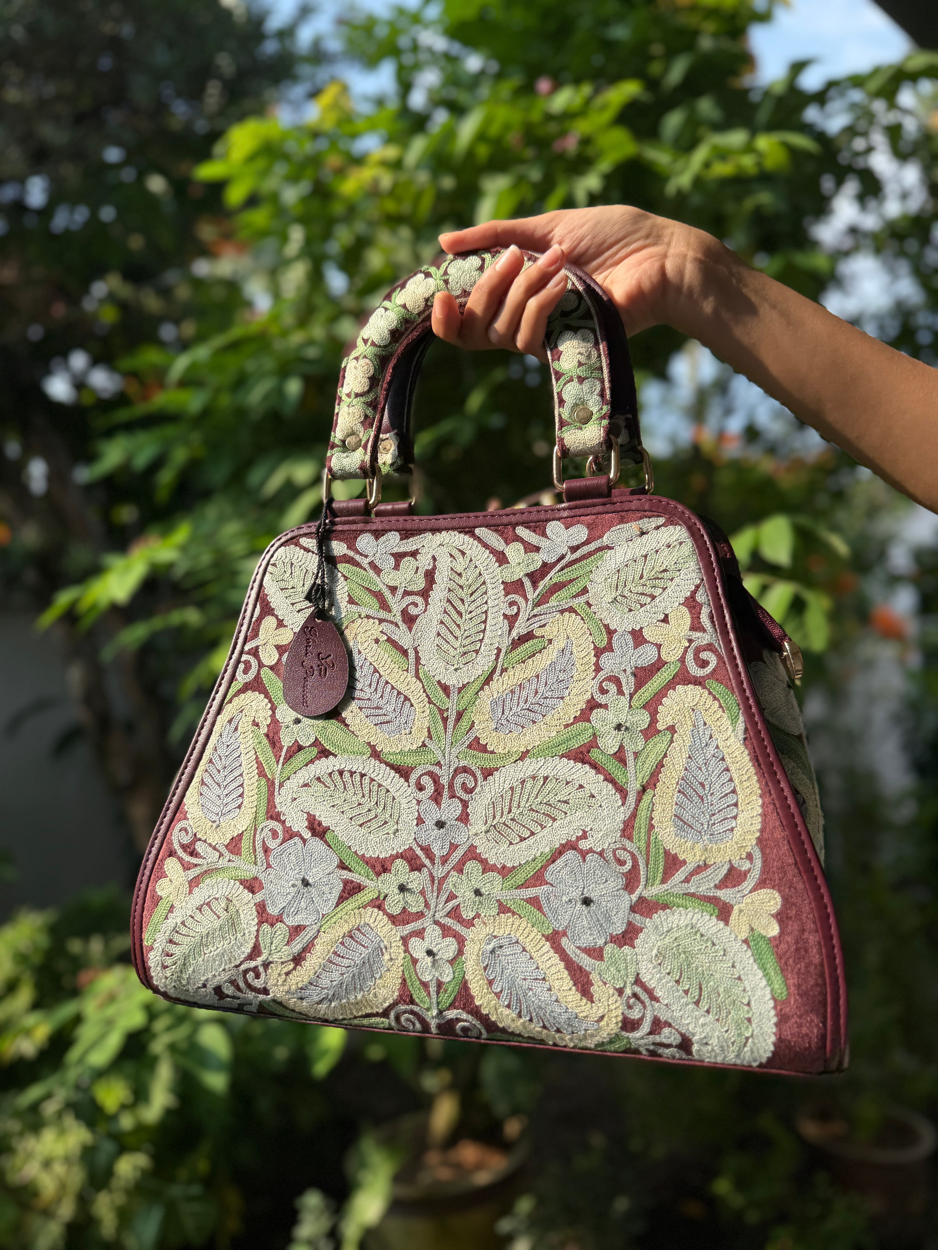 Floral Kashmiri Handbag