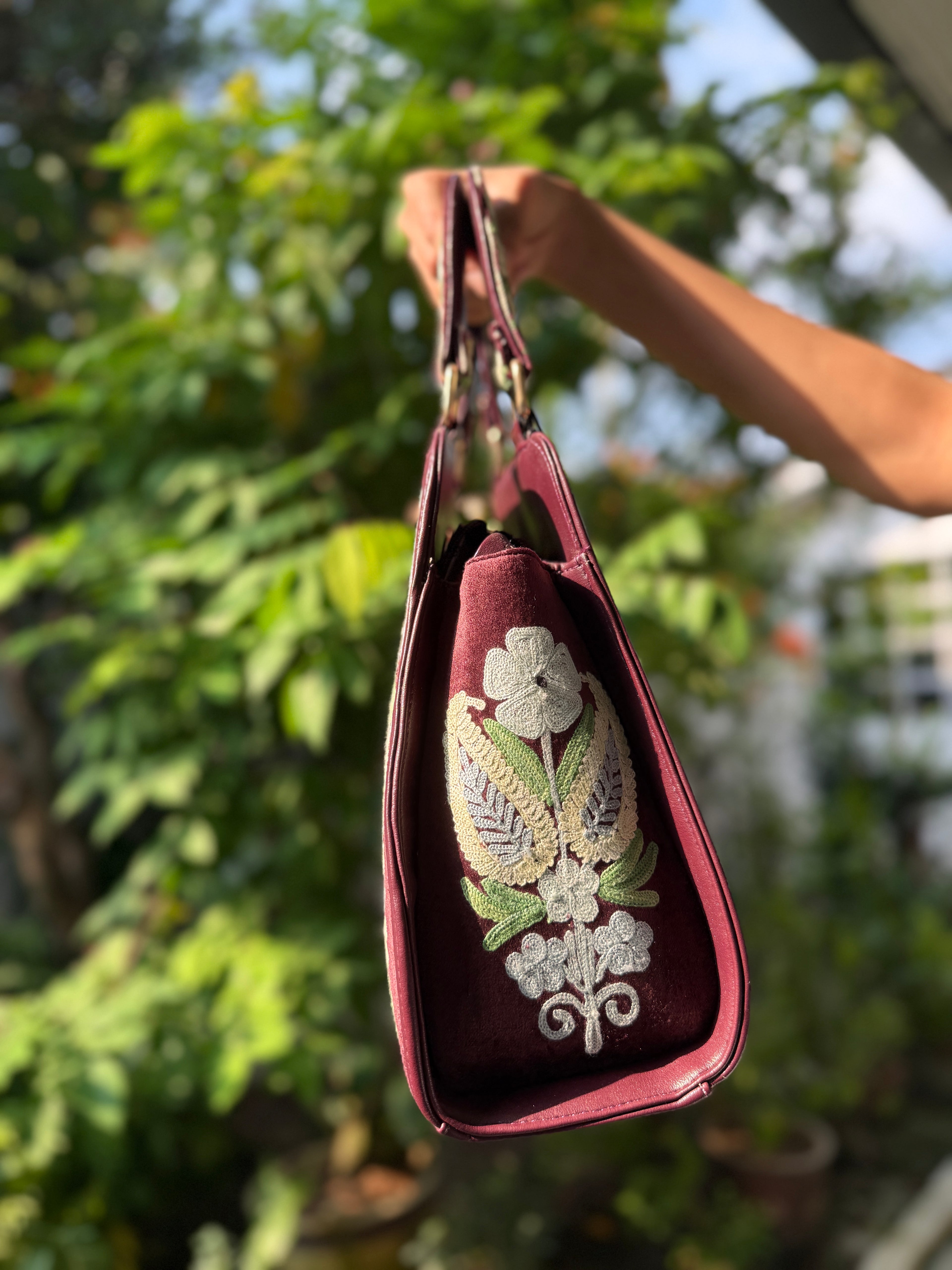 Floral Kashmiri Handbag