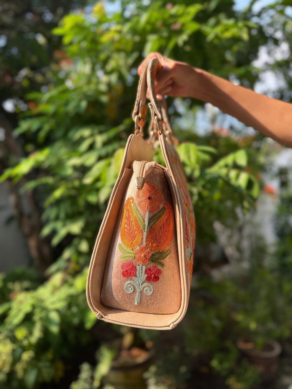 Floral Kashmiri Handbag