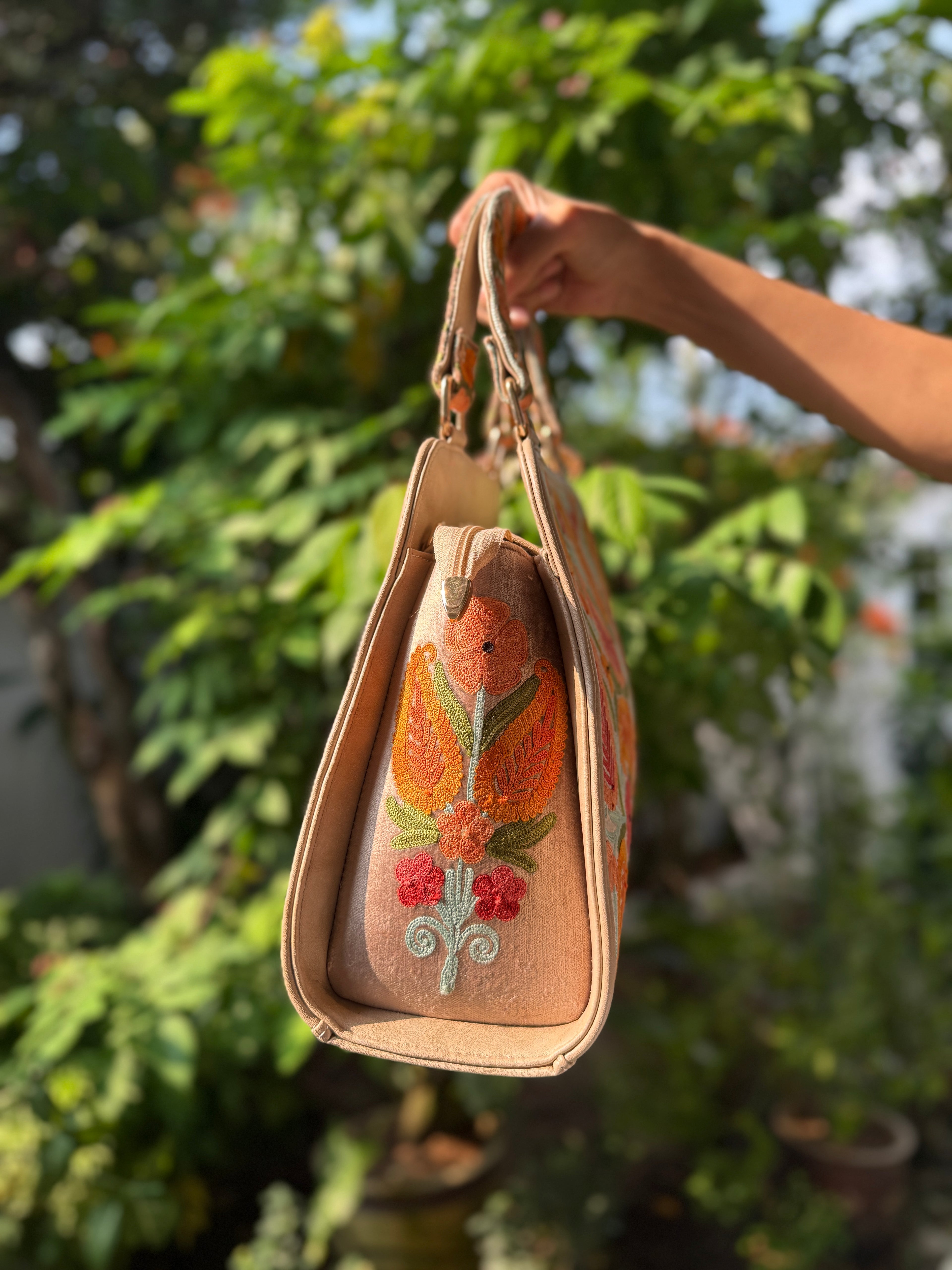 Floral Kashmiri Handbag