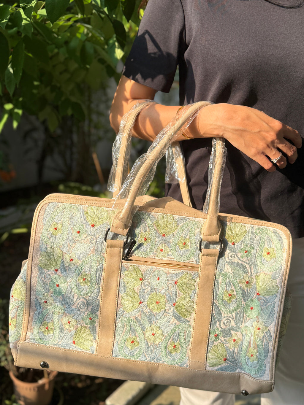 Floral Kashmiri Travel Bag