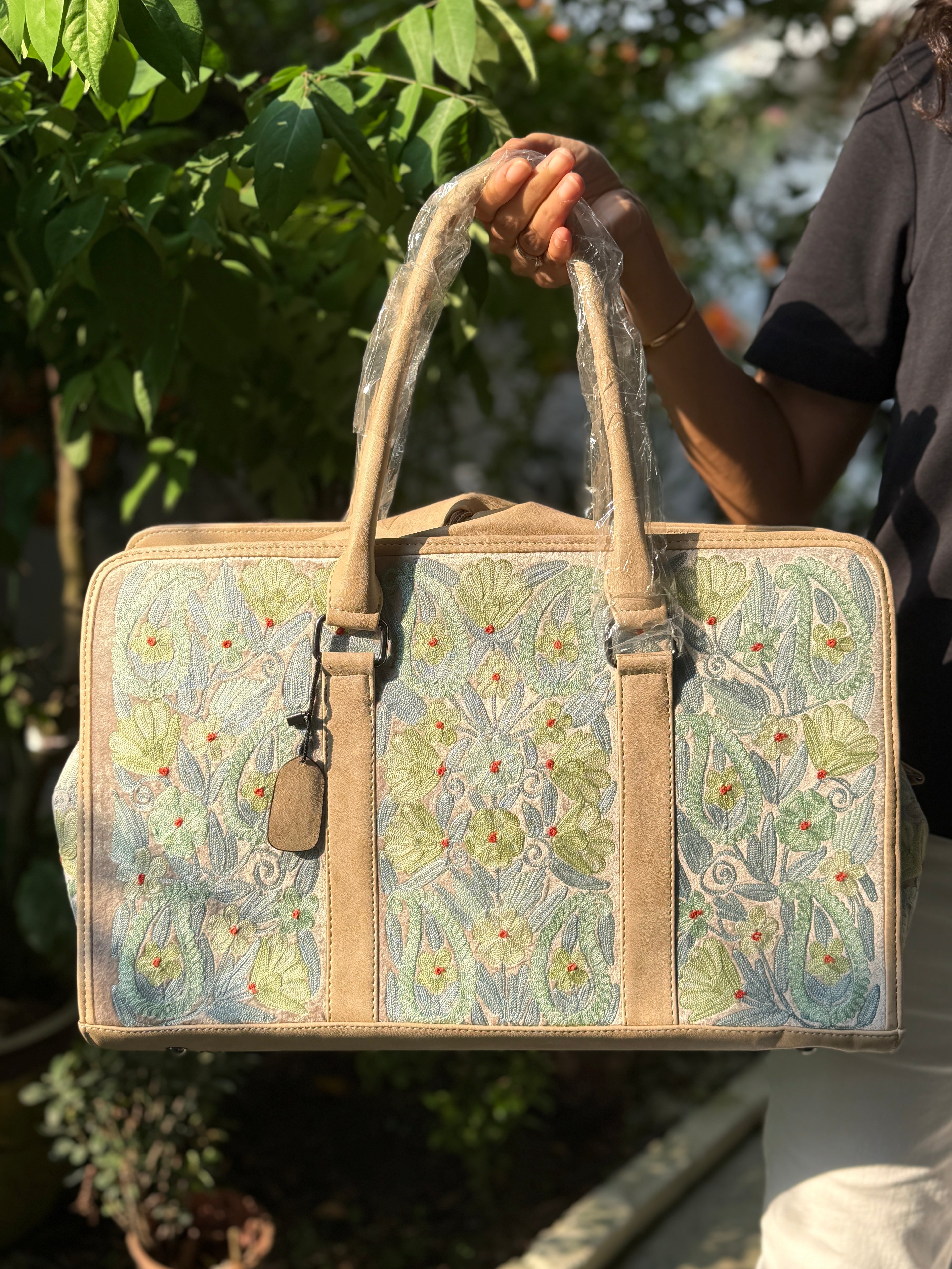 Floral Kashmiri Travel Bag